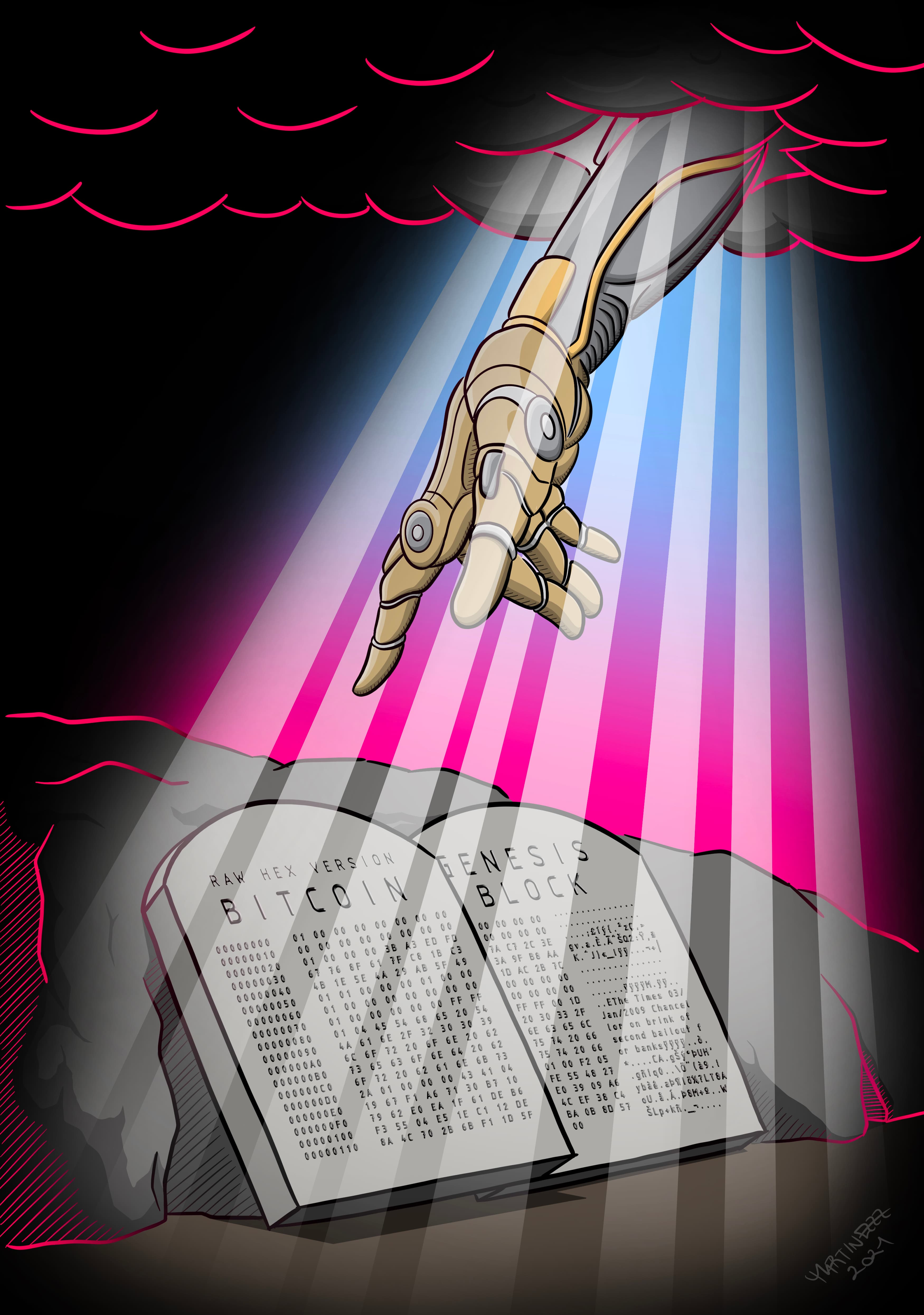 Hand of Cyber-God