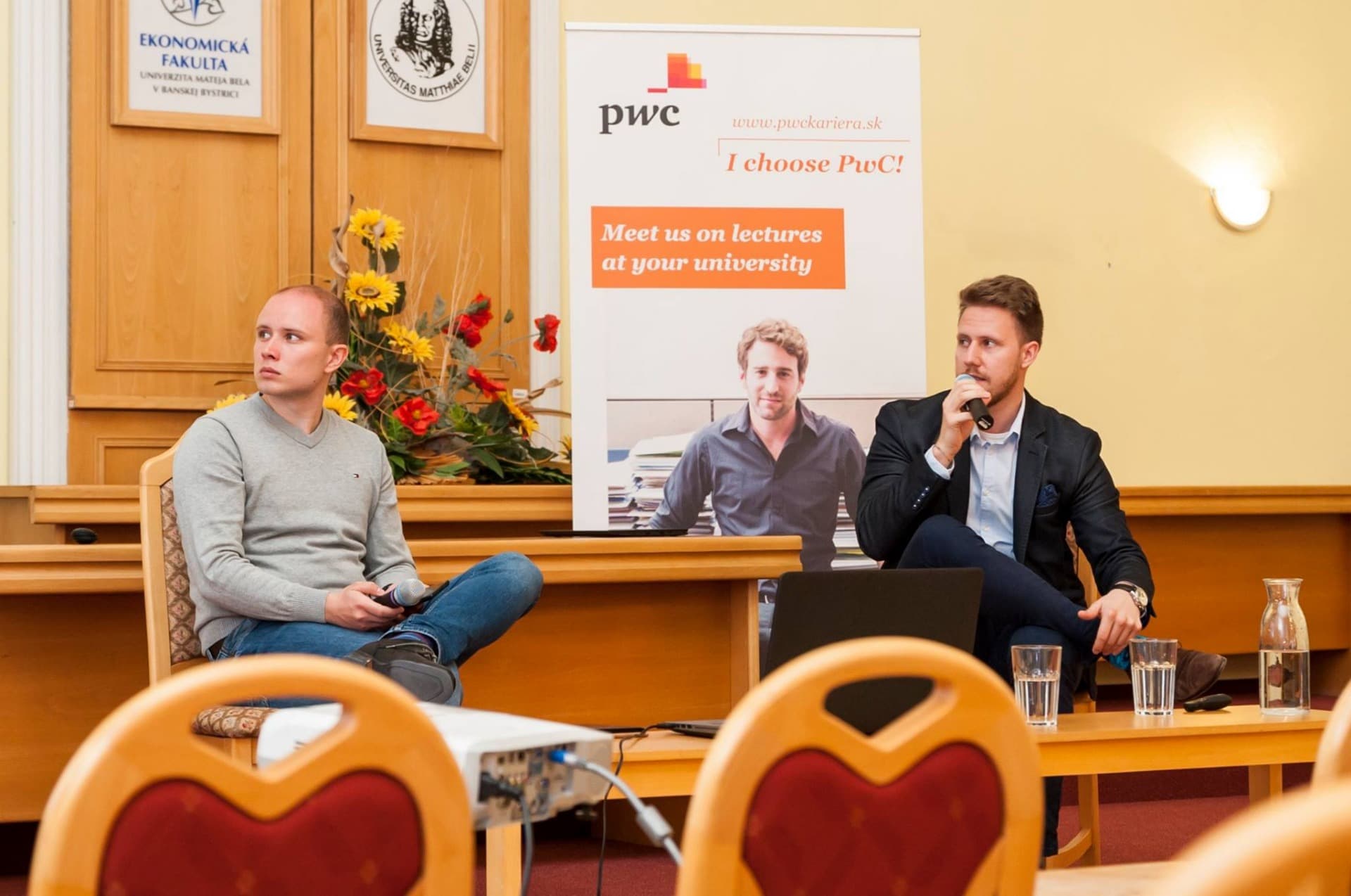 PwC university lecture