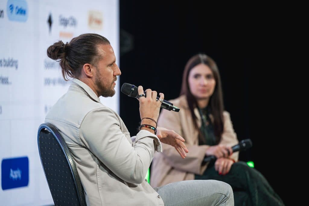 On stage at ETHPrague 2026